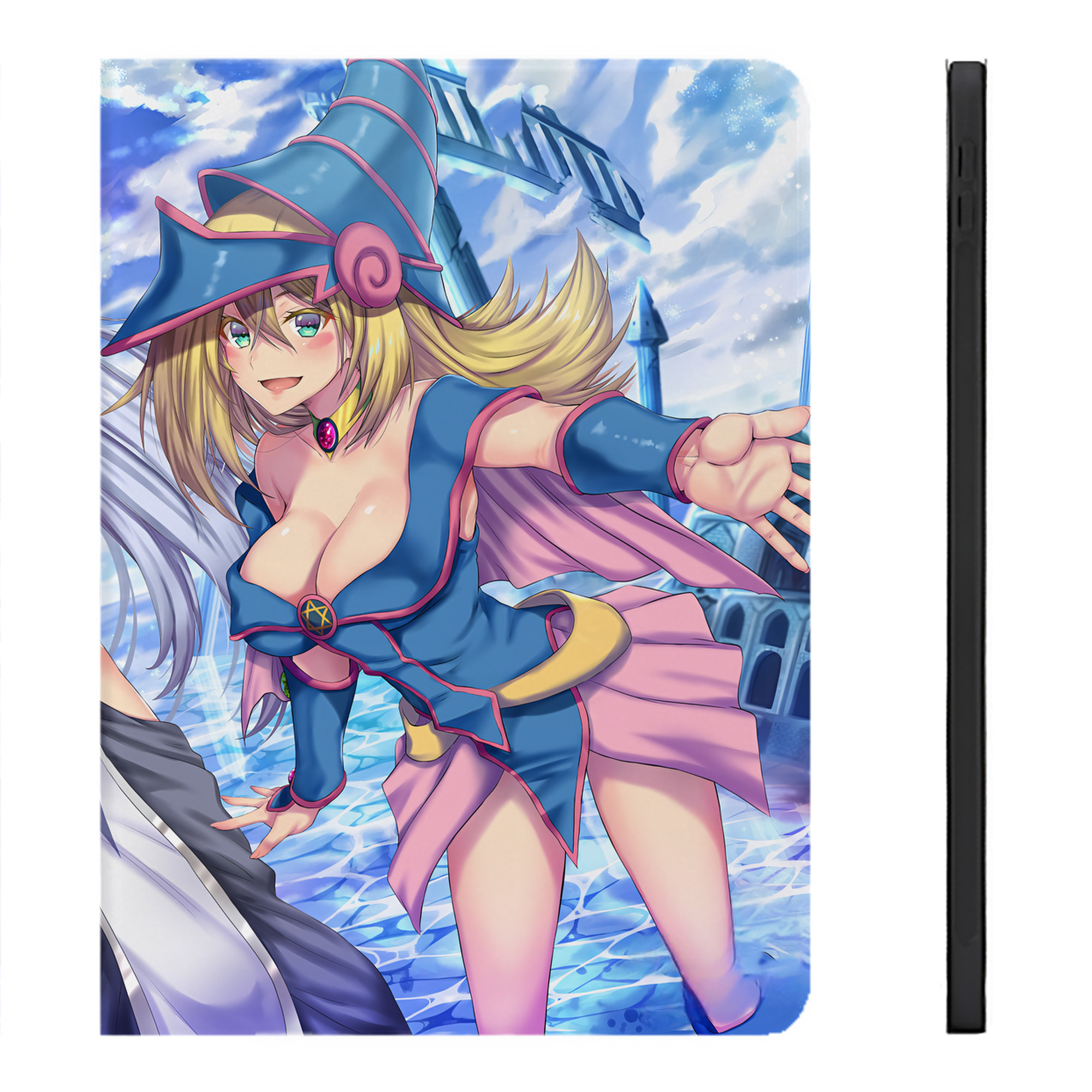 （画像用） 遊☆戯☆王 Yu-Gi-Oh! IPadケース ペンホルダー付き ブックスタイルデザイン
